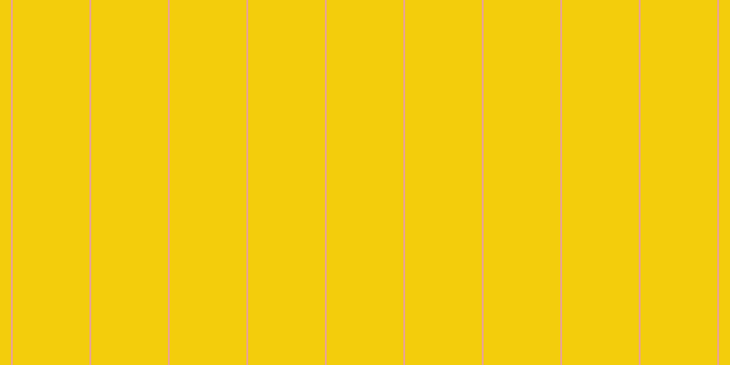 #f3cd0c, #eba393 vertical lines, two pixels wide, eighty-four pixels apart