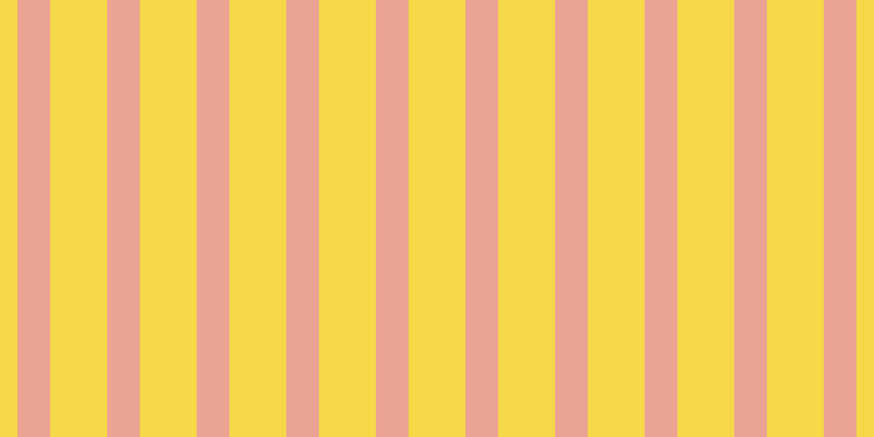 #f3cd0c (75%), #eba393 vertical lines, thirty pixels wide, fifty-two pixels apart
