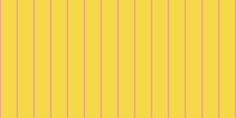 #f3cd0c (75%), #eba393 vertical lines, five pixels wide, fifty-two pixels apart