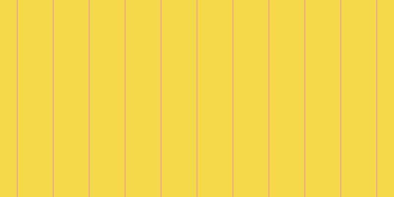 #f3cd0c (75%), #eba393 vertical lines, two pixels wide, seventy-one pixels apart
