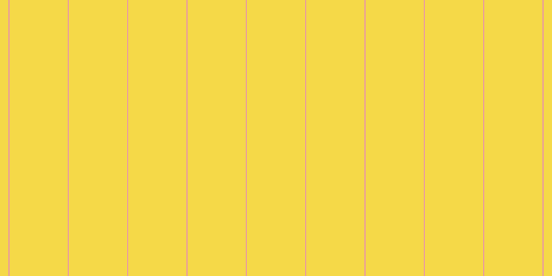 #f3cd0c (75%), #eba393 vertical lines, two pixels wide, eighty-four pixels apart
