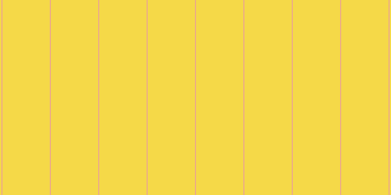 #f3cd0c (75%), #eba393 vertical lines, two pixels wide, ninety-seven pixels apart