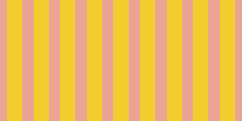 #f3cd2d, #eba393 vertical lines, thirty-eight pixels wide, fifty pixels apart
