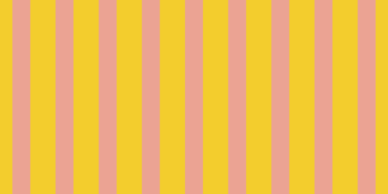 #f3cd2d, #eba393 vertical lines, thirty-seven pixels wide, fifty-two pixels apart