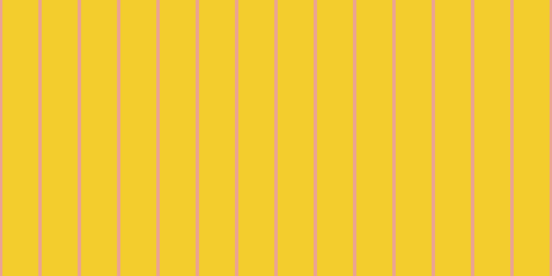 #f3cd2d, #eba393 vertical lines, five pixels wide, fifty-two pixels apart