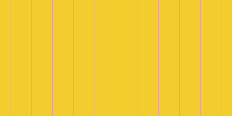 #f3cd2d, #eba393 vertical lines, two pixels wide, seventy-one pixels apart