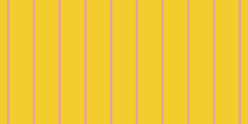 #f3cd2d, #eba393 vertical lines, eight pixels wide, seventy-five pixels apart