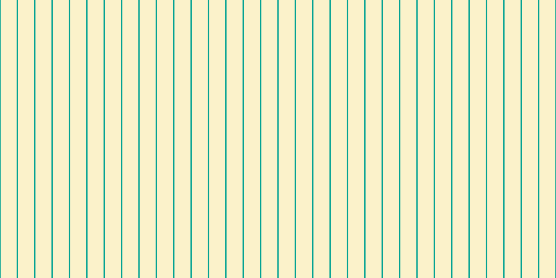 #f3cd2d (25%), #04a393 vertical lines, two pixels wide, twenty-three pixels apart
