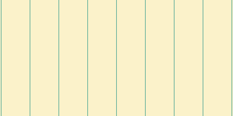 #f3cd2d (25%), #46a393 vertical lines, two pixels wide, ninety-seven pixels apart