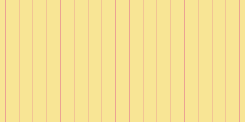 #f3cd2d (50%), #eba393 vertical lines, two pixels wide, forty-three pixels apart
