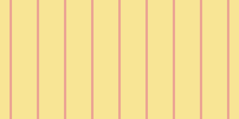 #f3cd2d (50%), #eba393 vertical lines, eight pixels wide, eighty-three pixels apart
