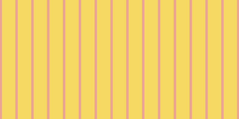 #f3cd2d (75%), #eba393 vertical lines, eight pixels wide, forty-five pixels apart