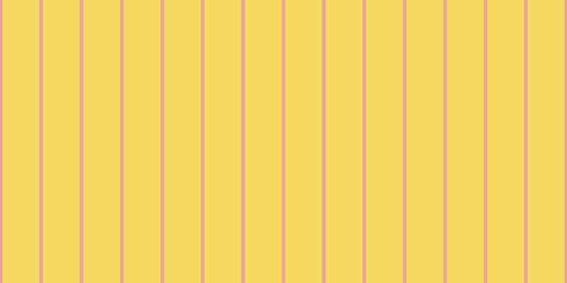#f3cd2d (75%), #eba393 vertical lines, five pixels wide, fifty-two pixels apart