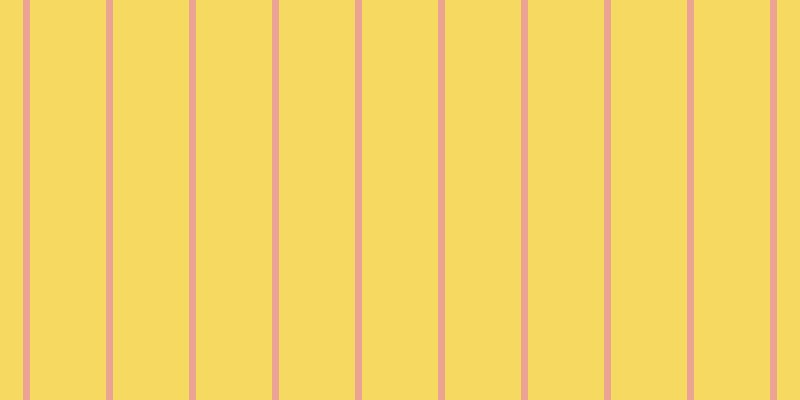 #f3cd2d (75%), #eba393 vertical lines, seven pixels wide, seventy-six pixels apart