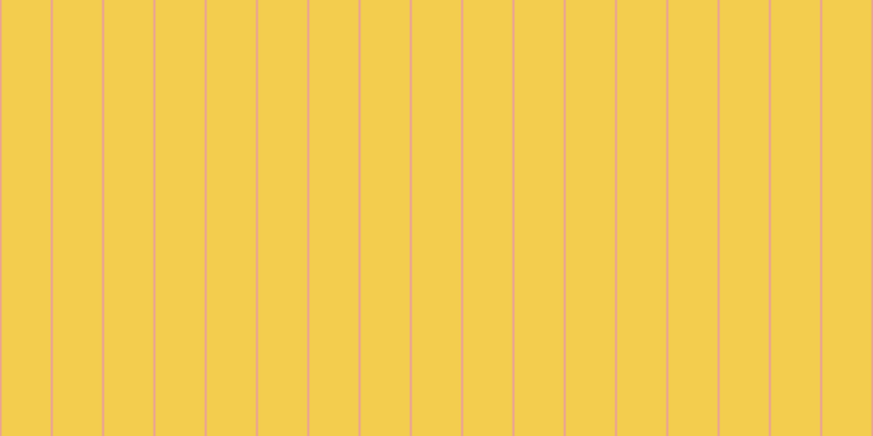 #f3cd4e, #eba393 vertical lines, two pixels wide, forty-five pixels apart