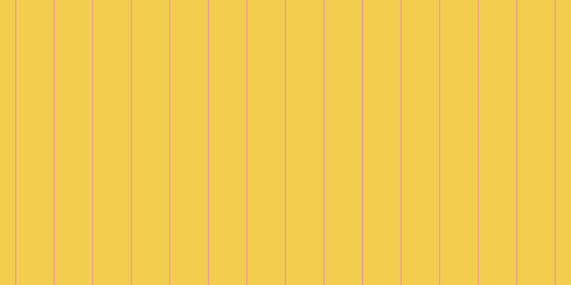 #f3cd4e, #eba393 vertical lines, two pixels wide, fifty-two pixels apart