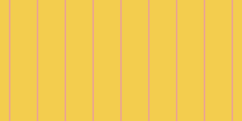 #f3cd4e, #eba393 vertical lines, five pixels wide, eighty-seven pixels apart