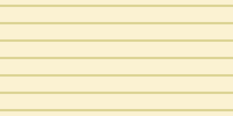 #f3cd4e (25%), #dbd393 horizontal lines, eight pixels wide, fifty-two pixels apart