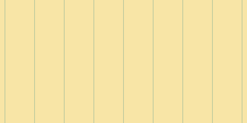 #f3cd4e (50%), #67a393 vertical lines, one pixels wide, ninety-five pixels apart