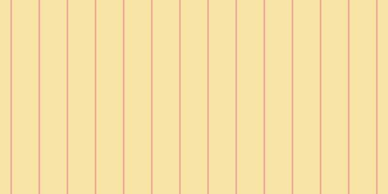 #f3cd4e (50%), #eba393 vertical lines, three pixels wide, fifty-five pixels apart