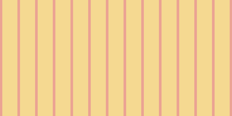 #f3cd6f (75%), #eba393 vertical lines, nine pixels wide, fifty-two pixels apart