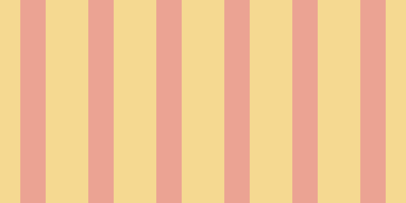 #f3cd6f (75%), #eba393 vertical lines, fifty pixels wide, eighty-four pixels apart