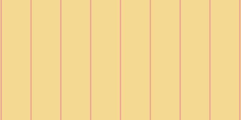 #f3cd6f (75%), #eba393 vertical lines, four pixels wide, ninety-five pixels apart