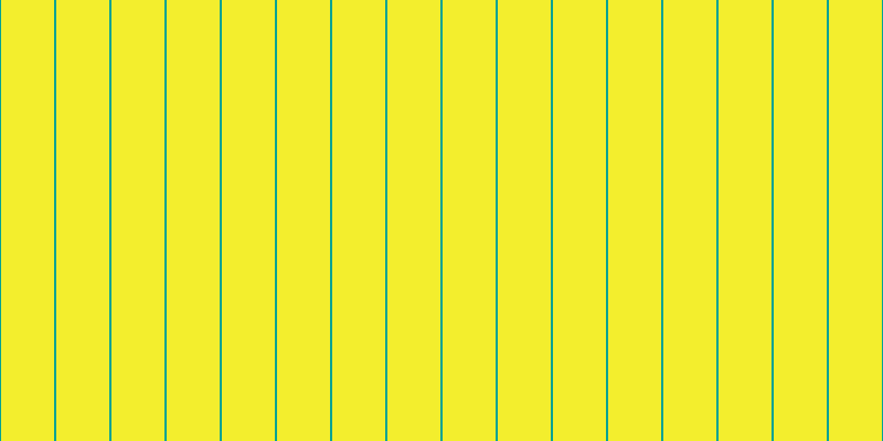 #f3ee2d, #04a393 vertical lines, two pixels wide, forty-eight pixels apart