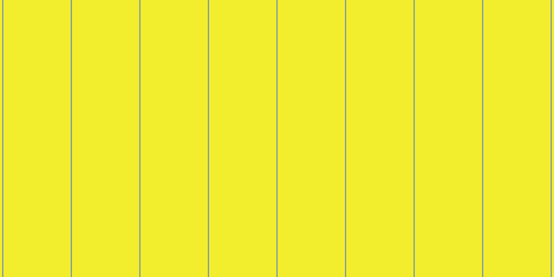 #f3ee2d, #88a393 vertical lines, two pixels wide, ninety-seven pixels apart