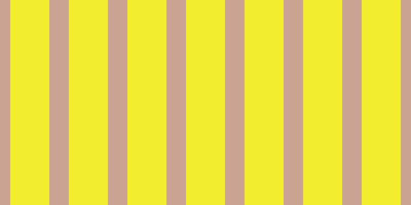 #f3ee2d, #caa393 vertical lines, thirty-eight pixels wide, seventy-six pixels apart