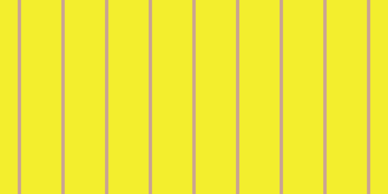 #f3ee2d, #caa393 vertical lines, seven pixels wide, eighty-three pixels apart