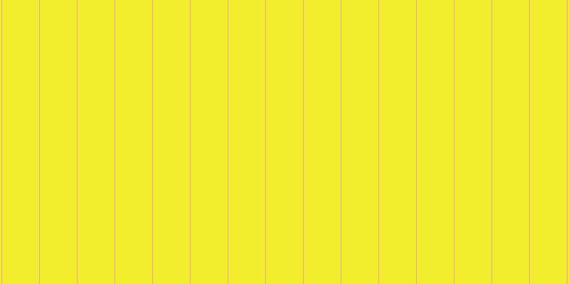 #f3ee2d, #eba393 vertical lines, one pixels wide, fifty-two pixels apart
