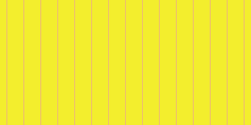 #f3ee2d, #eba393 vertical lines, two pixels wide, fifty-two pixels apart