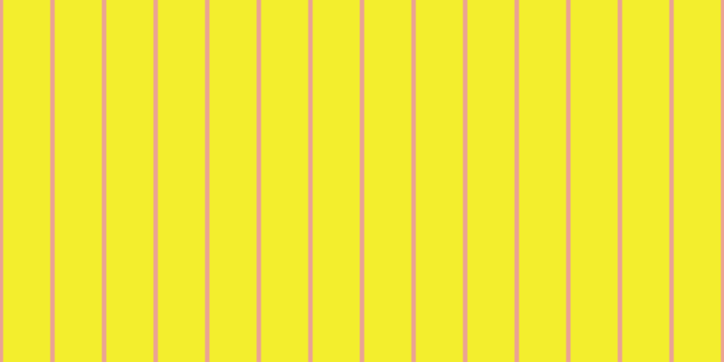 #f3ee2d, #eba393 vertical lines, five pixels wide, fifty-two pixels apart