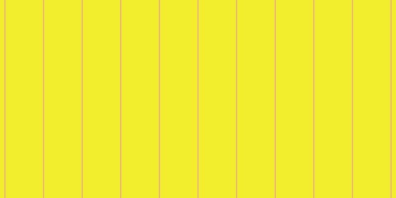 #f3ee2d, #eba393 vertical lines, two pixels wide, seventy-six pixels apart