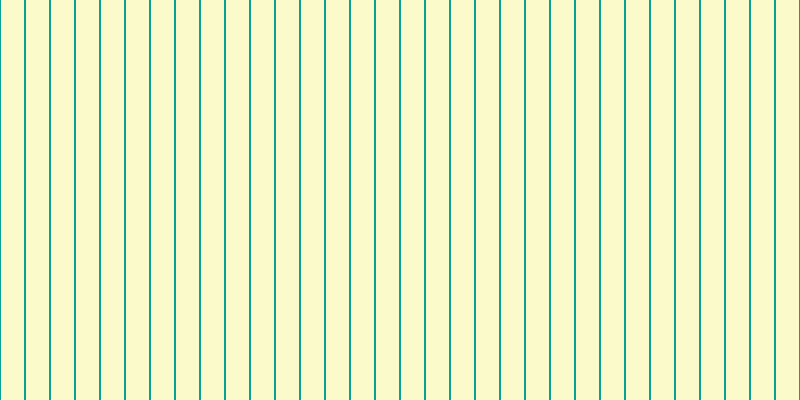 #f3ee2d (25%), #04a393 vertical lines, two pixels wide, twenty-three pixels apart