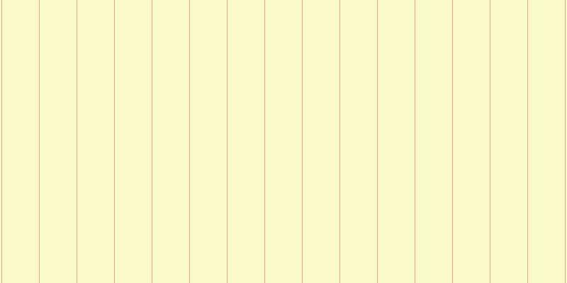 #f3ee2d (25%), #eba393 vertical lines, one pixels wide, fifty-two pixels apart
