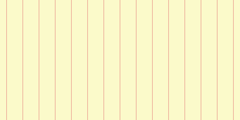 #f3ee2d (25%), #eba393 vertical lines, two pixels wide, fifty-two pixels apart