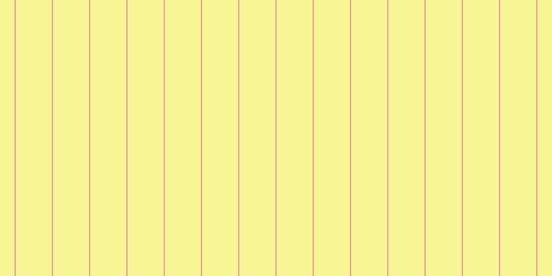 #f3ee2d (50%), #eba393 vertical lines, two pixels wide, fifty-two pixels apart