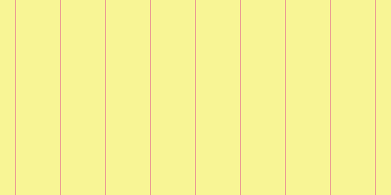 #f3ee2d (50%), #eba393 vertical lines, two pixels wide, ninety pixels apart