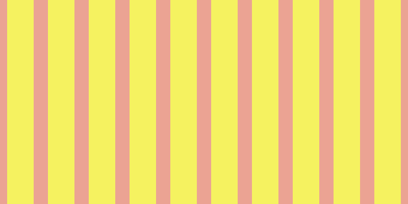#f3ee2d (75%), #eba393 vertical lines, twenty-eight pixels wide, fifty-two pixels apart