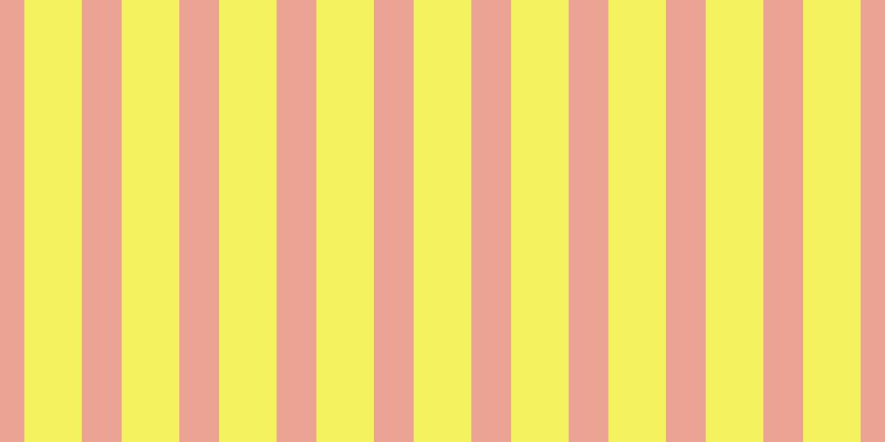 #f3ee2d (75%), #eba393 vertical lines, thirty-six pixels wide, fifty-two pixels apart