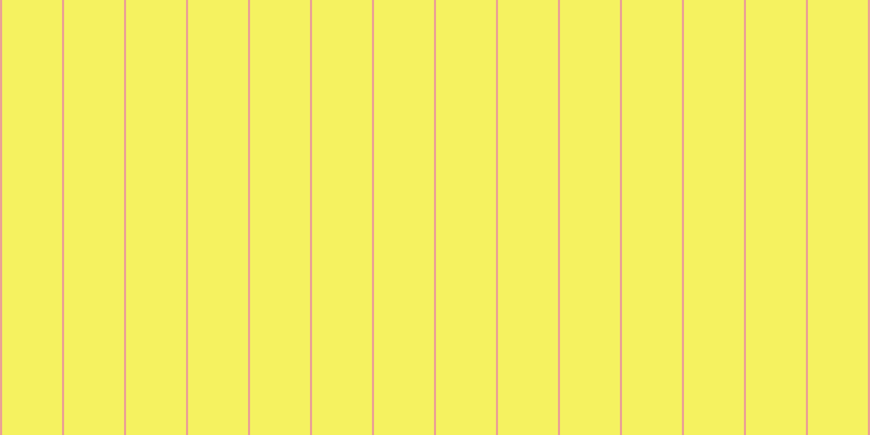 #f3ee2d (75%), #eba393 vertical lines, two pixels wide, fifty-five pixels apart