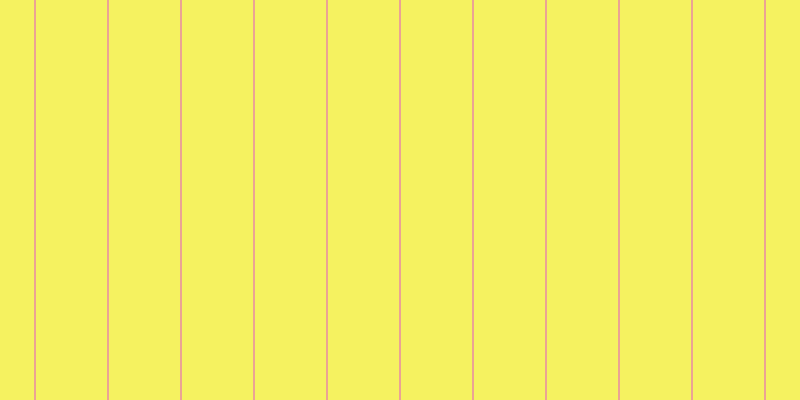 #f3ee2d (75%), #eba393 vertical lines, two pixels wide, seventy-one pixels apart