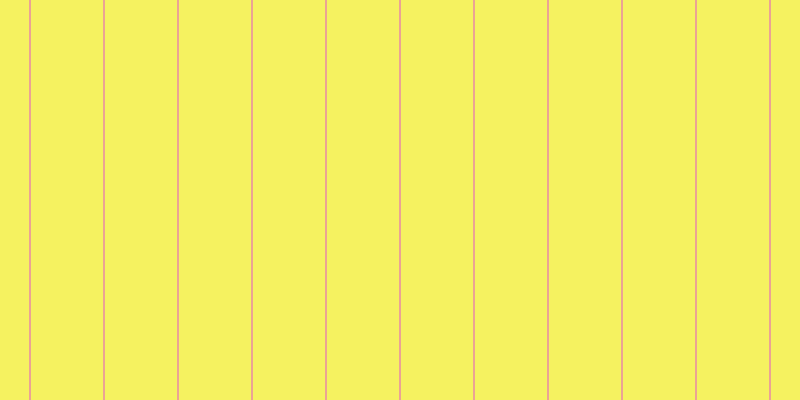 #f3ee2d (75%), #eba393 vertical lines, two pixels wide, seventy-two pixels apart
