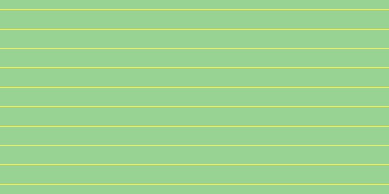 #f3ee4e, #99d393 horizontal lines, thirty-eight pixels wide, two pixels apart