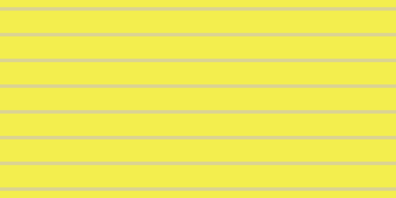#f3ee4e, #dbd393 horizontal lines, seven pixels wide, forty-five pixels apart