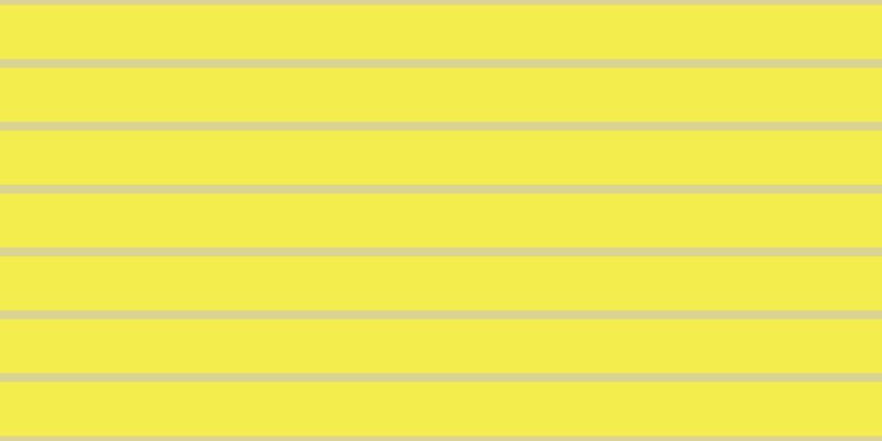 #f3ee4e, #dbd393 horizontal lines, eight pixels wide, forty-nine pixels apart