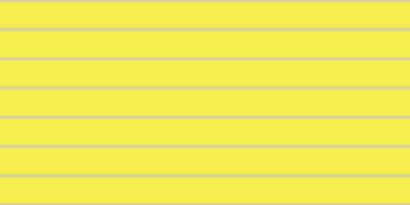 #f3ee4e, #dbd393 horizontal lines, seven pixels wide, fifty pixels apart