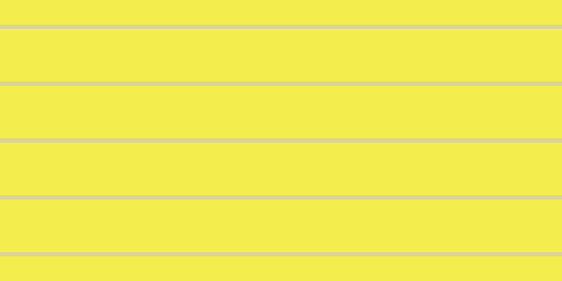 #f3ee4e, #dbd393 horizontal lines, six pixels wide, seventy-five pixels apart